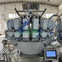 Peseuse combinée multi-têtes automatique pour granulés et poudres de détergent à flux libre