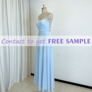 Robes de cocktail chic TEENYEE, style A, avec nœud, bleu ciel, <span class=keywords><strong>robe</strong></span> de demoiselle d'honneur pour femmes, robes de soirée, <span class=keywords><strong>robe</strong></span> de bal - Product Image 3