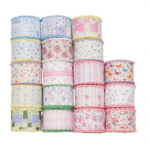 Cintas de Grosgrain Florales Personalizadas de Alta Resistencia, 100% Poliéster, Impresas con Lámina Plateada, Doble Cara, 2 Pulgadas de Ancho, Rollos de Cinta Multiusos VN DIY - Product Image 4