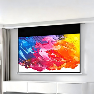 Pantalla de Techo Empotrada Oculta de 120 Pulgadas 16:9, Fibra de Vidrio Blanca, para Soluciones de Cine en Casa en Espacios Amplios, Pantallas para Proyector - Product Image 2
