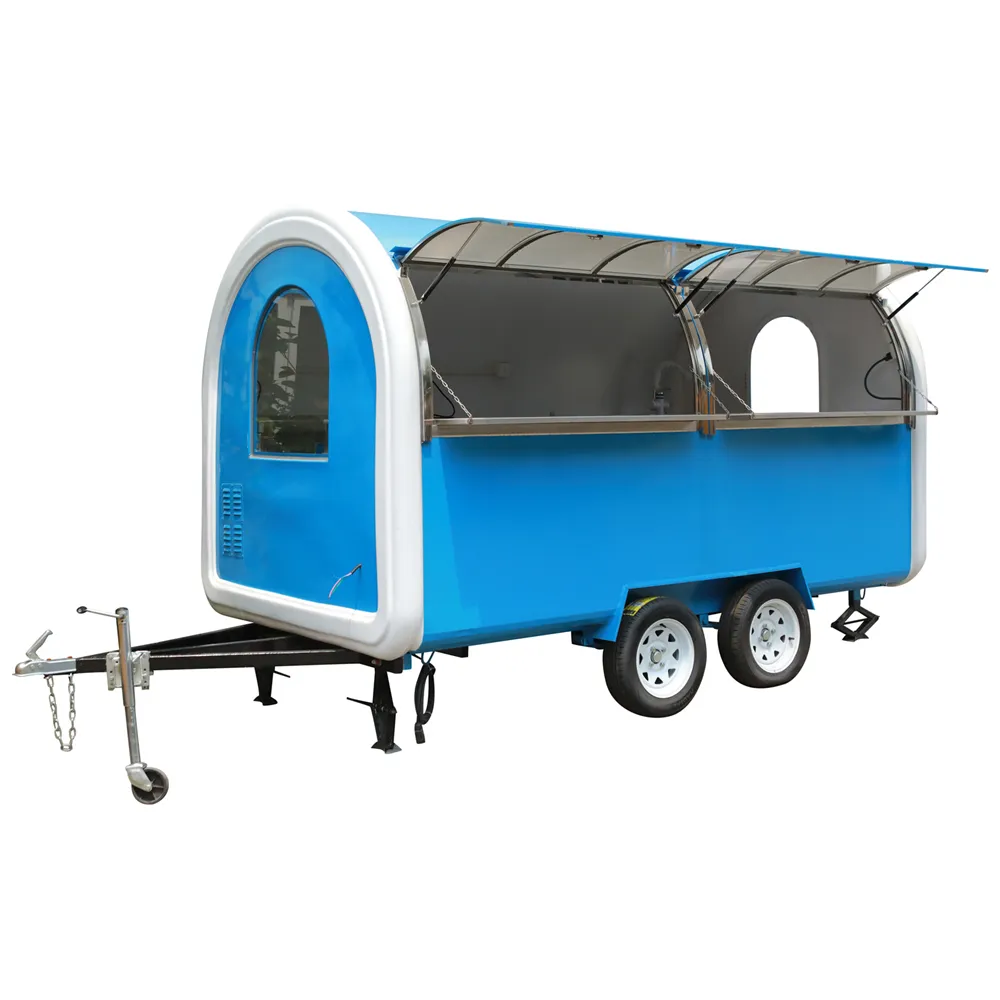 Amerikaanse Standaard Straat Keuken Hot Dog Vending Reizen Camping Camper Trailer Van Fiets Te Koop