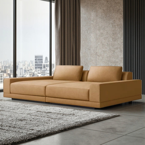 Muebles de Lujo para Interiores, Sofá de Sala de Estar con Brazos Estrechos y Cojines, Estilo Postmoderno Italiano - Product Image 4