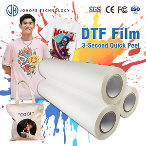 Custom 30CM/60CM*100M DTF Roll A3 Transfer Film Double-Sided PET High Durable