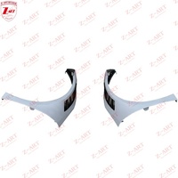 Guardabarros Delantero de Fibra de Carbono Seca Z-ART para Huracan EVO, Guardabarros Delantero Ventilado de Fibra de Carbono Preimpregnada para Lamborghini LP580 LP610 LP640