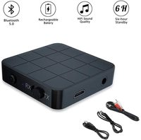 KN321 BT5.0 penerima pemancar bluetooth, adaptor nirkabel Audio 2 dalam 1 untuk TV PC Speaker Mobil