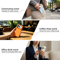 Étui de téléphone en silicone liquide magnétique avec logo personnalisé, intérieur en microfibre de luxe, ODM, OEM, étui personnalisé de marque pour iPhone 18 Pro
