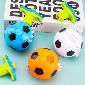 Jouet de football électronique pour enfants, populaire, avec lumières LED, jouet en plastique lumineux et musical, toupie de football - Product Image 3