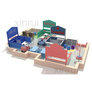 Una città di gioco di ruolo compatta di alta qualità per i più piccoli in piccoli spazi, fornendo un'esperienza completa e divertente della città. - Product Image 1