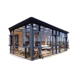 Pabellón Moderno para Exteriores con Techo Retráctil para <span class=keywords><strong>Jardín</strong></span>, Patio o Terraza, Gazebo con Estructura <span class=keywords><strong>de</strong></span> Aluminio y Techo Rígido - Product Image 2