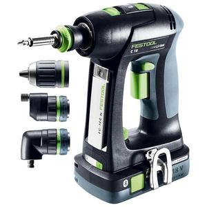 FESTOOL-577617สว่านไร้สาย C 18 HPC 4.0 I-set-EAN ตัวขับกระแทก4014549414880และดอกสว่านไร้สาย - Product Image 1