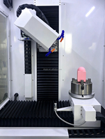 Fresadora CNC de 5 Ejes de Alta Velocidad, Mini Fresadora Vertical de Metal de un Solo Husillo con Juego Completo