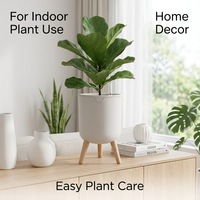 Étagère à fleurs de style nordique en plastique respirant et résistant à la corrosion pour bureau, salon, balcon, pour plantes en pot