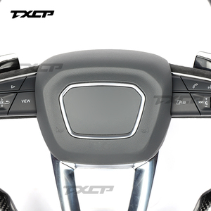 Ajuste para <span class=keywords><strong>Audi</strong></span> Q3 Q5 Q7 Q8 Q5L Q7L RSQ7 QSQ5 RSQ8 RSQ3 SQ5 A1 A3 <span class=keywords><strong>A4</strong></span> A5 A6 A7 A8 B9 B8.5 B8 R8 TT S6 S7 <span class=keywords><strong>volante</strong></span> de fibra de carbono - Product Image 3