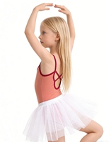 Justaucorps rose scintillant de haute qualité à manches longues, costume de danse jazz fini