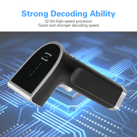 Pistolet de scanner de codes à barres de supermarché Scanner laser 1D avec lecteur de codes à barres de câble de données USB en vente
