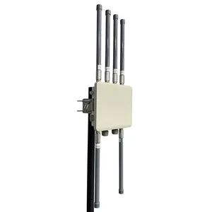 Roteador Wi-Fi de longa distância para uso externo, ponto de acesso Wi-Fi sem fio Wi-Fi 2.4g 5.8g 5400mbps CPE Repetidor Wi-Fi6