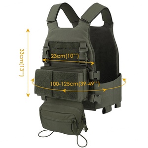 Chaleco Táctico de Entrenamiento de Élite de Nailon de Liberación Rápida Personalizado de Fábrica con Certificado ISO9001 para Hombre con Bolsa Desmontable - Product Image 2