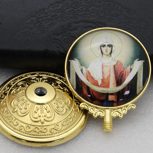 Orthodoxe iconen decoratie metaal ambachten goud kerk huisdecoratie gezegend Grieks christelijk bureau ornament orthodox - Product Image 6