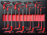 Chariot d'atelier professionnel neuf RT TOOL avec 12 tiroirs, contenant un ensemble d'outils de 541 pièces