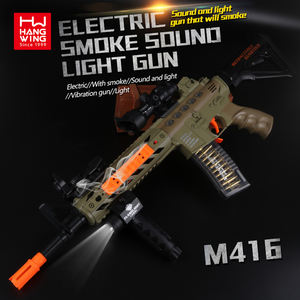 PISTOLA DE PULVERIZACIÓN eléctrica M416 para niños, juguete de tiro al aire libre con sonido y luz - Product Image 2