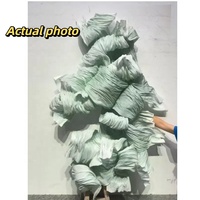 Sculpture de décoration murale moderne en forme de fleur rose blanche faite à la main en 3D pour mariage salon couloir chambre à coucher salle à manger