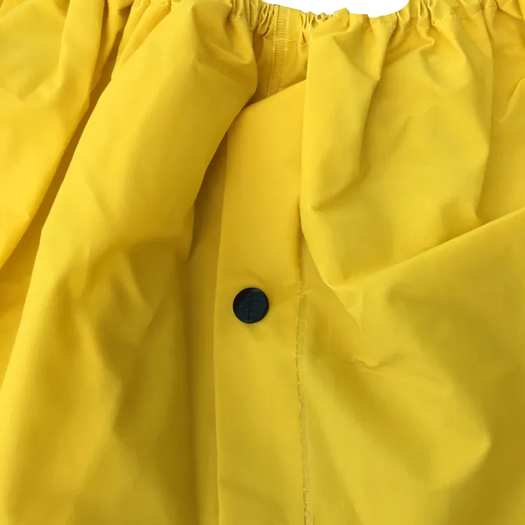 Beste verkauf 0,3 m polyester regenmantel wasserdichte uniform PVC regen anzug