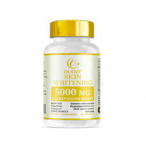 DUOZI Blanchiment de la peau 5000MG Mélange de glutathion 60 capsules Collagène C Traitement des taches brunes Anti-âge Complément alimentaire - Product Image 1