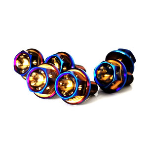 Boulons de moto en titane véritable doré à tête Torx Banjo, DIN Hong personnalisés M6x30, M7-M12, Gr5, M8, M10, M12 - Vente chaude - Product Image 5