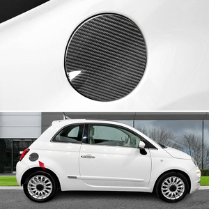 Shasha - Revêtement extérieur en fibre de carbone sèche - Accessoires de décoration extérieurs pour Fiat 500 2012-2019 - Product Image 4