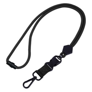 Lanière de randonnée robuste en polyester avec boucle métallique, sangle de cou pour carte d'identité, téléphone, usage extérieur, noir, vert militaire, bleu roi, gris - Product Image 3