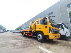 DONGFENG 4*2 baru truk derek 5 Ton bertenaga Diesel-kendaraan pemulihan tugas berat dengan derek - Product Image 2