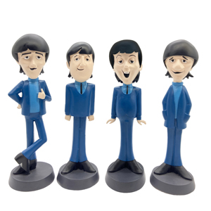 Resina di figura nostalgica classica di alta qualità la vecchia serie di sculture Beatle Figurine di musica in resina decorazioni per la casa - Product Image 1