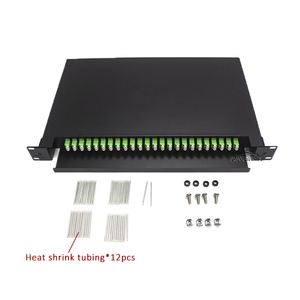 <span class=keywords><strong>24</strong></span> cổng 1U 19inch LC/APC sợi vá Bảng điều khiển đầy đủ dân cư duy nhất chế độ sợi vá Bảng điều khiển Tấm trượt khay ODF - Product Image 3