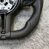 Volant pour BMW Série F 335i F30 F20 F48 M3 F80 F25 E90 E87 X5 E70 F01 F10 Noir Perforé en Cuir Plein Accessoires Auto