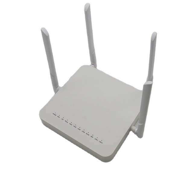 Best-Selling F680 Fiber Optic Router ONU with Dual Band 2.4g/5g WIFI 4GE+1POT+USB GPON ONT for FTTH