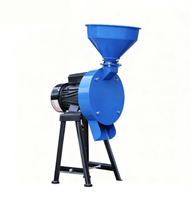Broyeur à marteaux avec moteur pour maïs, soja, céréales et aliments pour volailles - Usage domestique 1,5 kW, capacité 150 kg/h