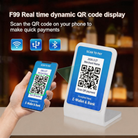 Generador de Códigos QR Dinámicos F99, Conexión ECR (Cajero Electrónico) por USB o WIFI Directo o BLE