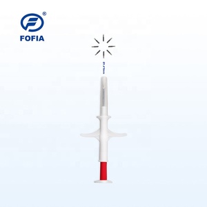 Trắng ống tiêm cấy ghép cá <span class=keywords><strong>transponder</strong></span> Microchip -1.25x8mm ISO chứng nhận - Product Image 4