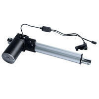 Aktuator Linear 3000N tugas berat, terintegrasi daya 24V DC penggunaan berkelanjutan 10% siklus kerja muatan Magnet permanen