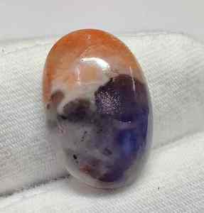 Cabujón de Iolita y Piedra del Sol Natural con Corte Ovalado Pulido, Brillante y con Opciones de Color Bio y Naranja para Joyería - Product Image 2