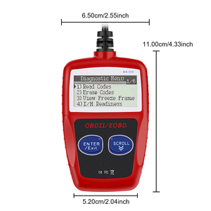 16 pin hiển thị kỹ thuật số OBD2 mã đọc mã lỗi kiểm tra rõ ràng xe công cụ Chẩn đoán OBD 2 Máy quét phổ - Product Image 6
