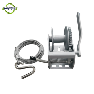 <span class=keywords><strong>Treuil</strong></span> manuel d'une capacité de 700lb, mini <span class=keywords><strong>treuil</strong></span> à main à manivelle, <span class=keywords><strong>treuil</strong></span> de remorquage à câble en acier de 26 pieds - Product Image 4