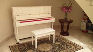 Muebles de Salón, Banco de <span class=keywords><strong>Piano</strong></span> Blanco de Aspecto Moderno, Banco de <span class=keywords><strong>Piano</strong></span> Ajustable CPB-018 - Product Image 6