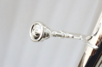 Professional Brass Instruments Baritone Silver Plated 4 Valves Baritone Horn
