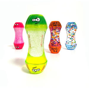 JY Ornamento da Scrivania Artigianale Antistress con Gocce d'Olio Colorate, Clessidra Liquida Decorativa per Compleanno Bambini - Product Image 3