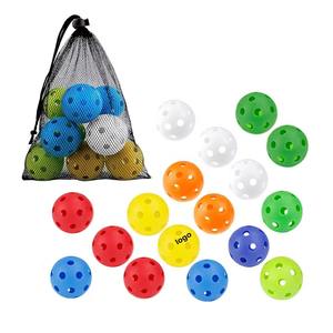 Promosyon hediyesi Pickleballs 26-hole 72mm spor kapalı uygulama kullanımı PB topları PE veya yumuşak EVA turşu topu - Product Image 1