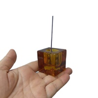Quemador de Incienso Aromático de Vidrio Decorativo para el Hogar, Precio Económico al por Mayor, Pulido, para Navidad y Otras Ocasiones Festivas