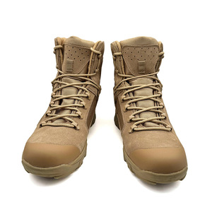 DSF68 Men Tan Suede Tactical <b>Boots</b> Waterproof Outdoor <b>Hiking</b> Ankle <b>Boots</b> All Seasons Wear - Product Image 5