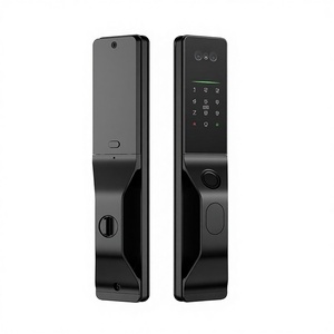 Glomarket 3D Face Recognition Biometric Fingerprint <b>Smart</b> Door <b>Lock</b> Tuya WiFi Aluminum Wood/Aluminum Doors Keyless Entry - Product Image 1