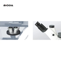 Life Science Research Both Bright Field Phase Contrast Observation Inverted Monocular Biological Microscope Equipment
